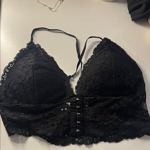 Elegant Black Lace Bralette